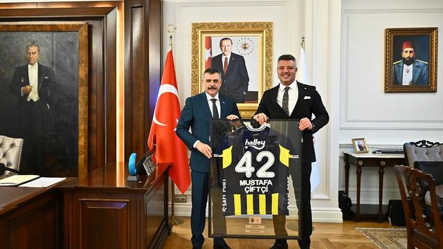 Sadettin Saran, İçişleri Bakanı Mustafa Çiftçi'yi ziyaret etti!