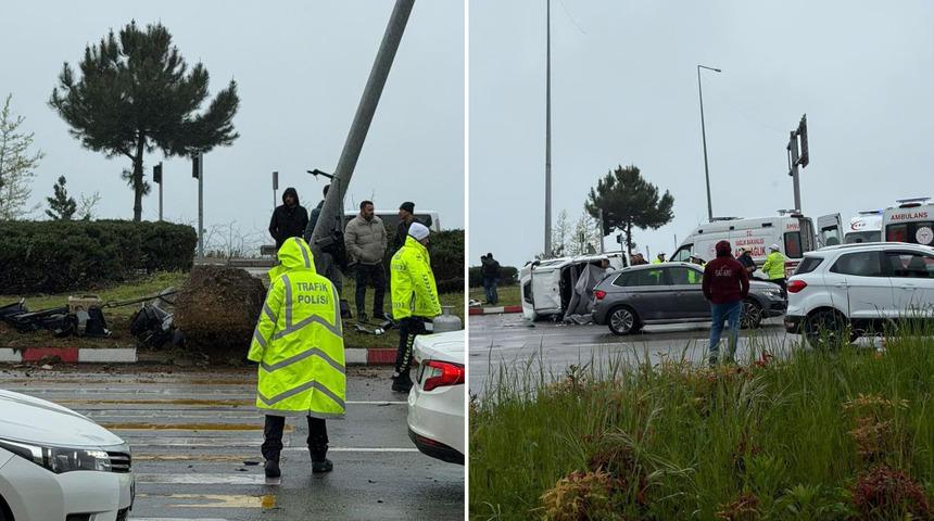Giresun'da meydana gelen trafik kazasında 4 kişi yaralandı