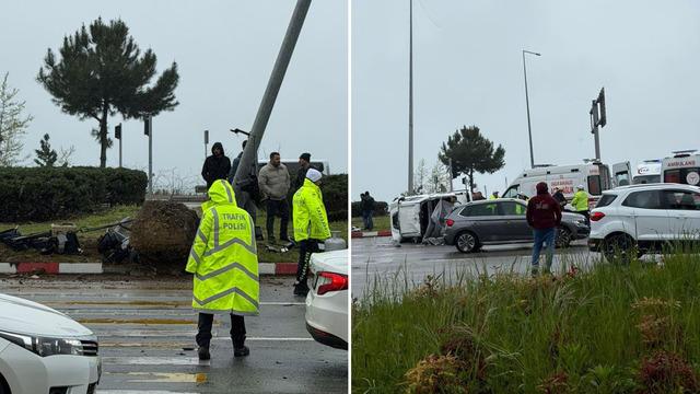 Giresun'da meydana gelen trafik kazasında 4 kişi yaralandı