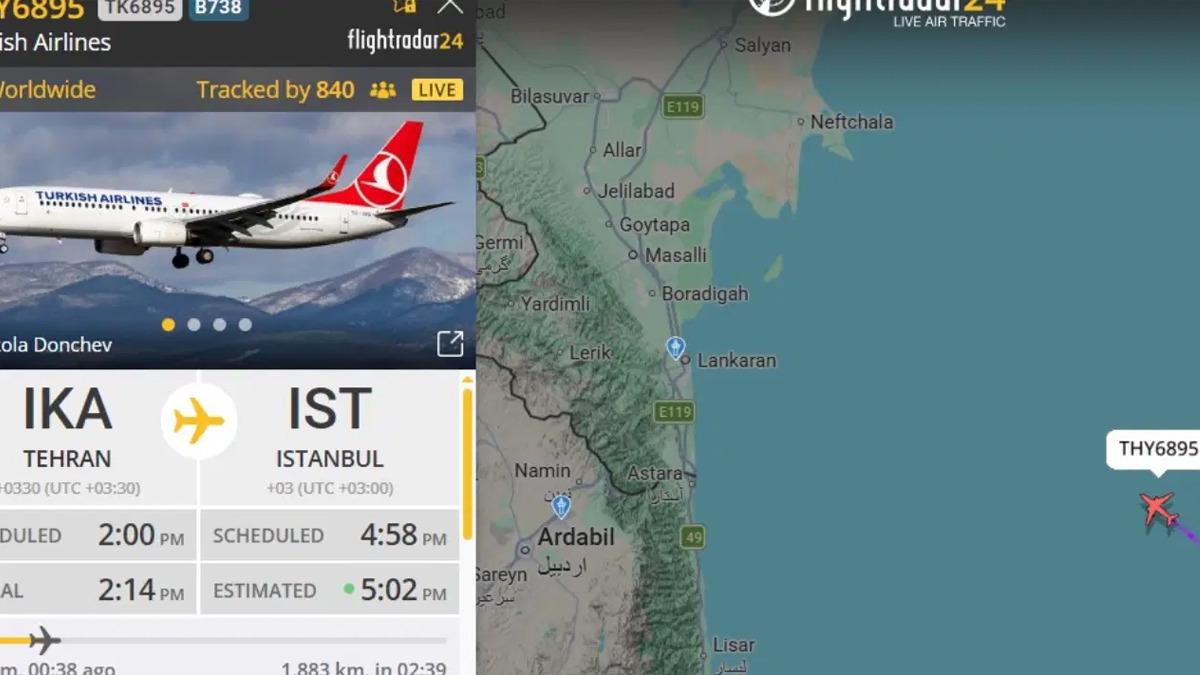 İran da mahsur kalan THY u&ccedil;ağı yurda d&ouml;nd&uuml; 1