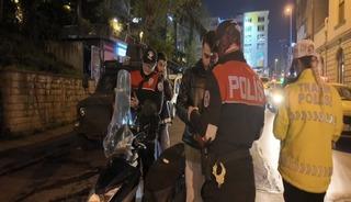 Kadık&ouml;y'de helikopter destekli 'Huzur İstanbul' denetimi