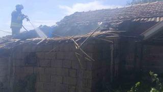 Kumlu’da müstakil ev yangını