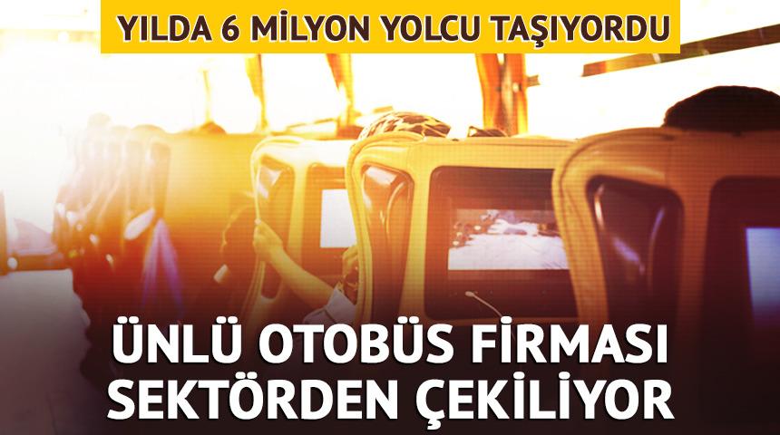 &Uuml;nl&uuml; otob&uuml;s firması sekt&ouml;rden &ccedil;ekiliyor