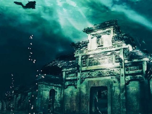 G&ouml;l&uuml;n altından şehir &ccedil;ıktı! Asırlardır suyun altında ama hala ayakta