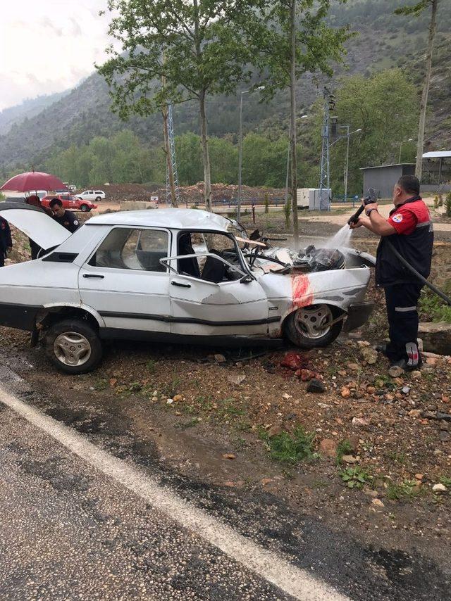 Adana’da trafik kazası: 2 yaralı