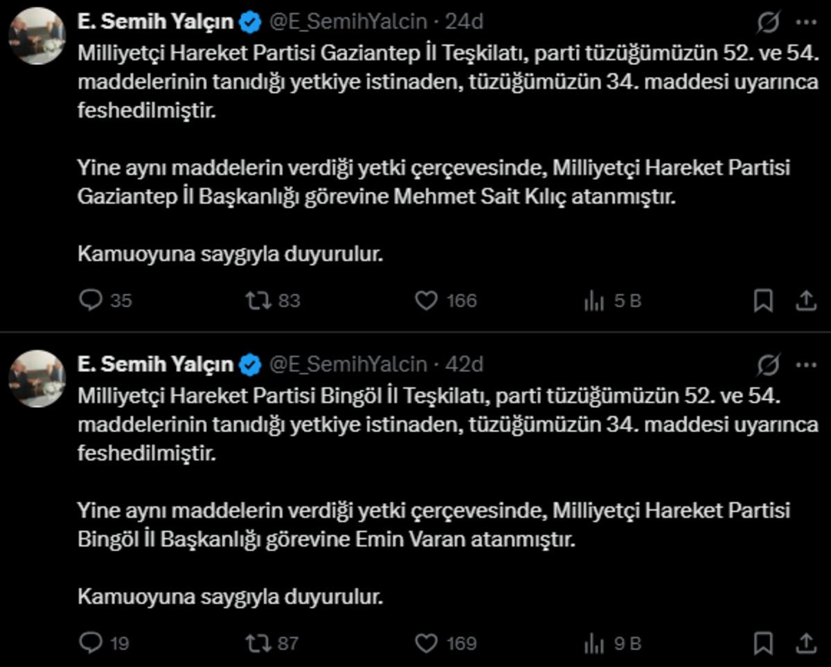 MHP de iki il teşkilatı daha feshedildi 1