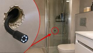 Komşusunun banyosuna delik a&ccedil;ıp &lsquo;yılan kamera&rsquo; yerleştirmiş