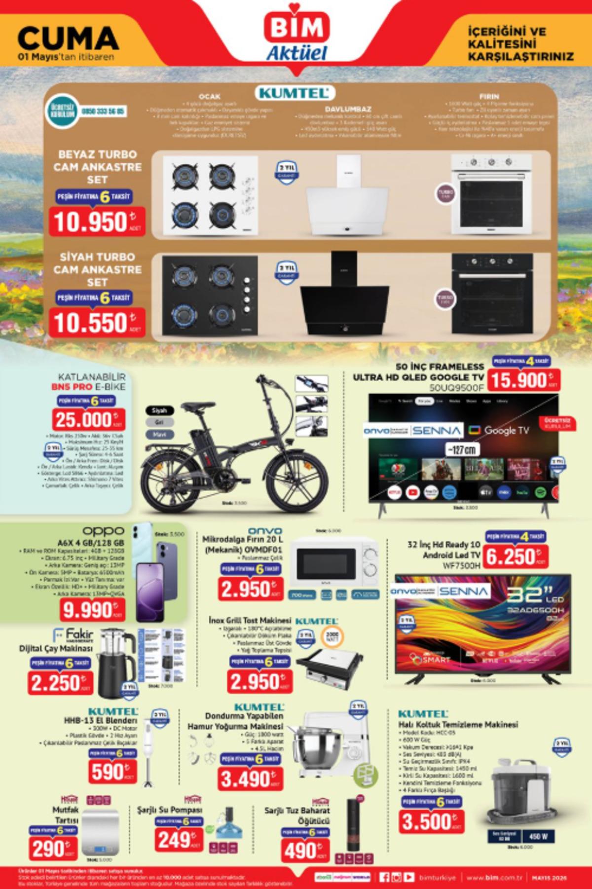 BİM e Philips kahve makinesi geliyor! 1 Mayıs 2026 BİM kataloğu 1