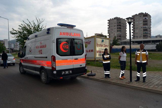 Tescilsiz motosikletle kaza yapan yaralı sürücü kaçtı