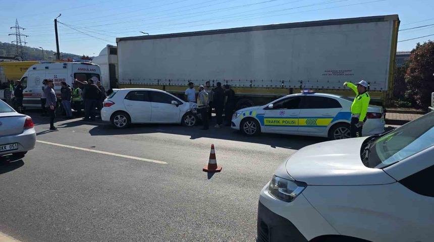 Zonguldak&rsquo;ta trafik kazası 1 yaralı