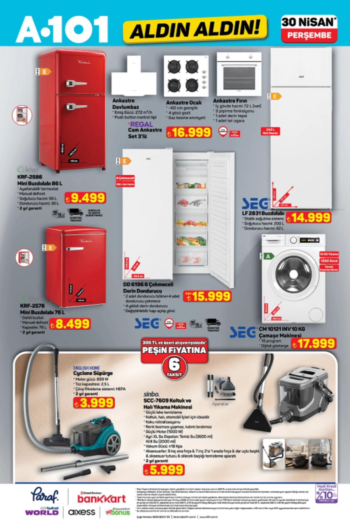 A101 e çadır geliyor! 30 Nisan 2026 A101 kataloğu 7