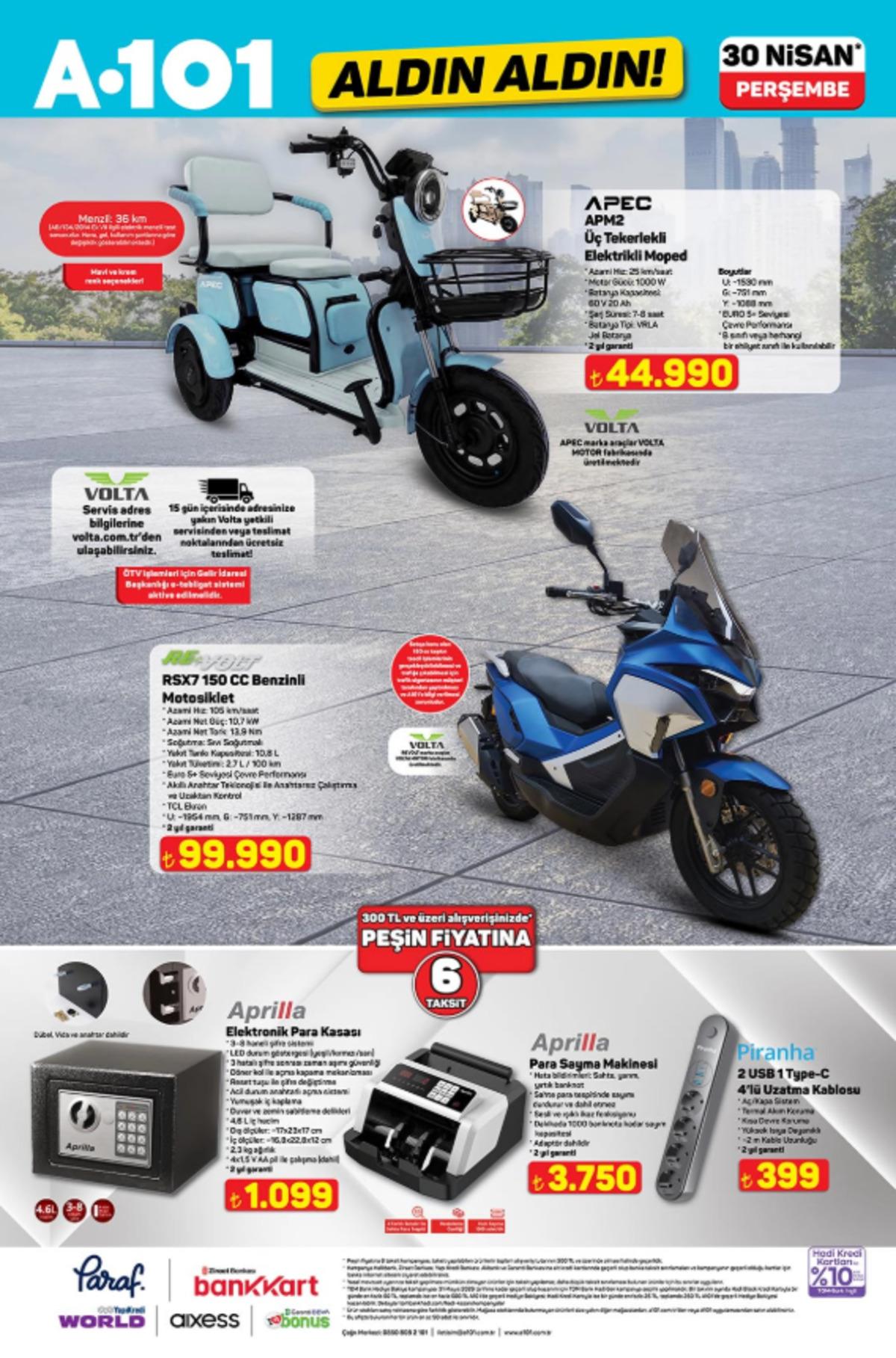 A101 e çadır geliyor! 30 Nisan 2026 A101 kataloğu 8