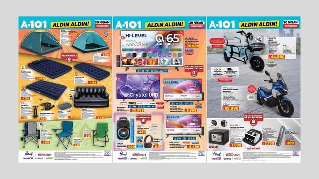 A101'e çadır geliyor! 30 Nisan 2026 A101 kataloğu
