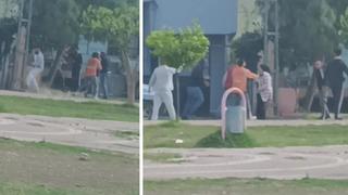 Adana'da tüfekli sopalı kavga kamerada