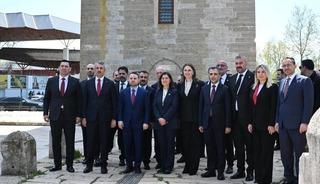 Bakan G&uuml;rlek Edirne'de temaslarını s&uuml;rd&uuml;r&uuml;yor