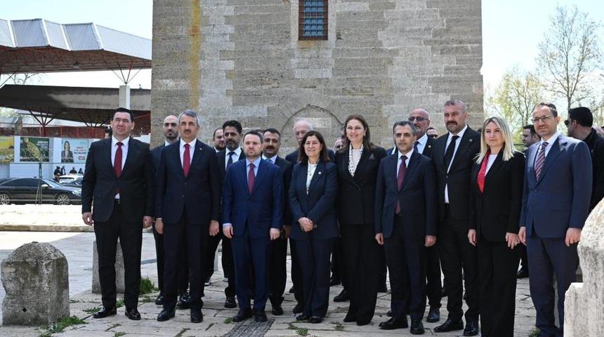 Bakan G&uuml;rlek Edirne'de temaslarını s&uuml;rd&uuml;r&uuml;yor