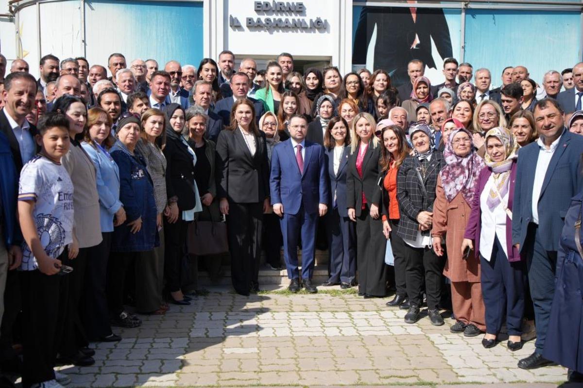 Bakan G&uuml;rlek Edirne de temaslarını s&uuml;rd&uuml;r&uuml;yor 1
