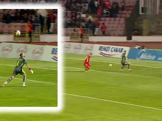 T&uuml;rkiye topraklarında daha &ouml;nce g&ouml;r&uuml;lmemiş kaleci hatası!