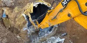 İstanbul&rsquo;da toprağın altından cephanelik &ccedil;ıktı