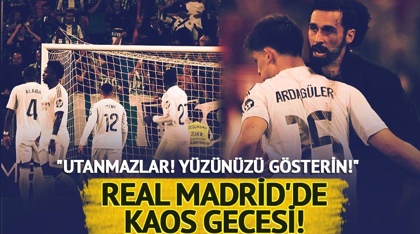 Real Madrid'de kaos gecesi! "Utanmazlar! Y&uuml;z&uuml;n&uuml;z&uuml; g&ouml;sterin!"