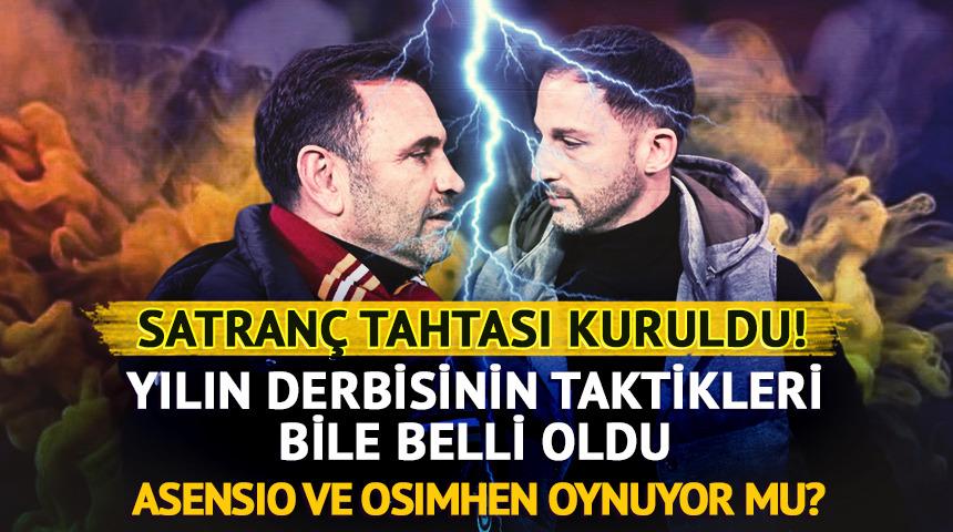 Galatasaray-Fenerbah&ccedil;e derbisinde satran&ccedil; tahtası kuruldu!