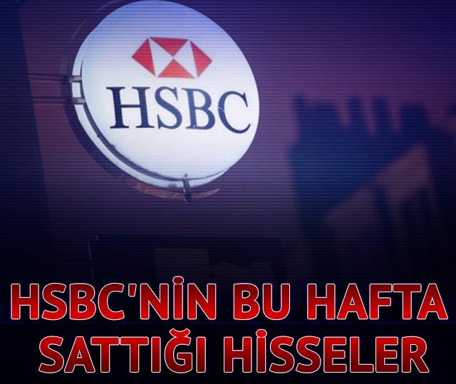 HSBC'nin bu hafta sattığı hisseler (20-24 Nisan 2026)