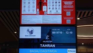 İstanbul Havalimanı&rsquo;nda İran u&ccedil;uşları yeniden başladı