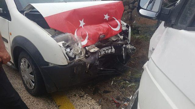 Hatay’da trafik kazası: 1 yaralı