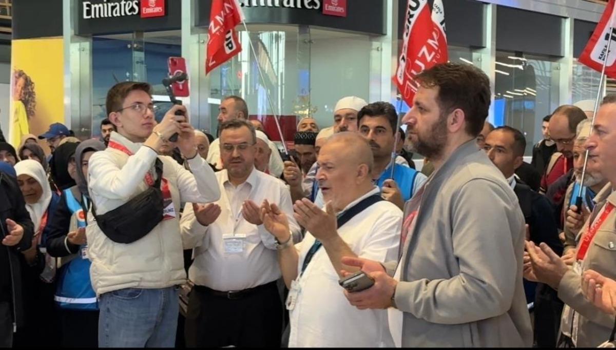 Hac kafilesi İstanbul Havalimanı ndan kutsal topraklara dualarla uğurlandı 2