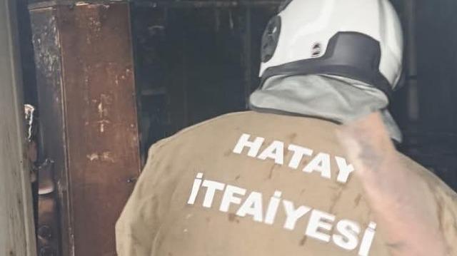 Antakya&rsquo;da konteyner yangını 2