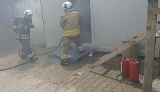 Antakya&rsquo;da konteyner yangını