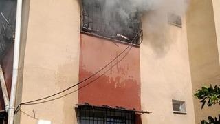 Dörtyol’da apartman dairesi alevlere teslim oldu