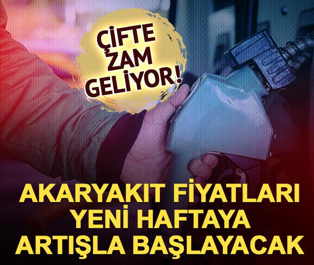 Akaryakıta &ccedil;ifte zam! Motorin 71 TL'yi, benzin 63 TL'yi aşıyor