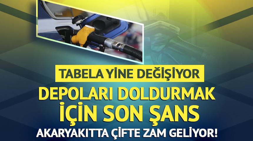 Akaryakıtta &ccedil;ifte zam kapıda! Motorin tekrardan 70 TL'yi aşacak