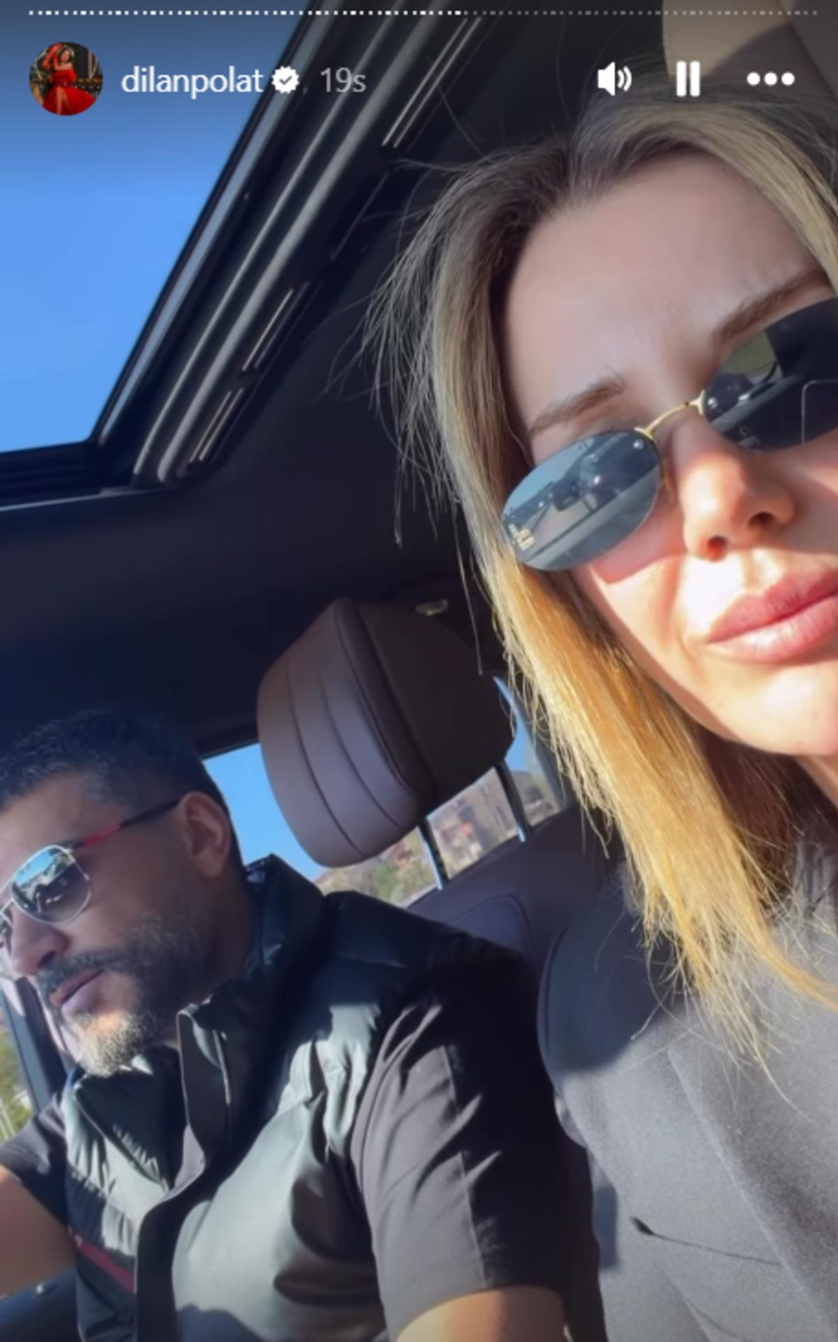 Dilan Polat kocasının arabasına &ccedil;arptı! Paylaşımlar g&uuml;ndemde 3