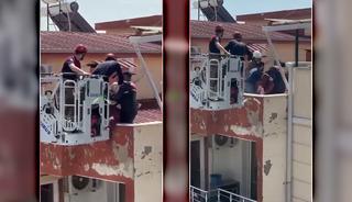 İntihara kalkışan kadın b&ouml;yle kurtarıldı! İzmir'de panik anları