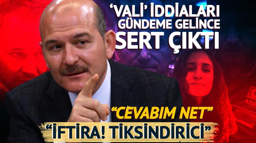 İddialar sonrası S&uuml;leyman Soylu'dan sert tepki
