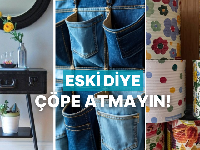 İleri D&ouml;n&uuml;ş&uuml;m (Upcycling) İle Eski Eşyaların Değerini Katlama Sanatı