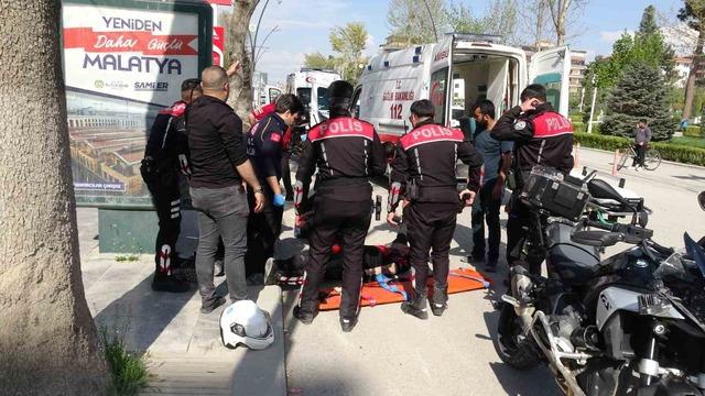 Malatya&rsquo;da yunus timleri kaza yaptı: 2 polis yaralı 1