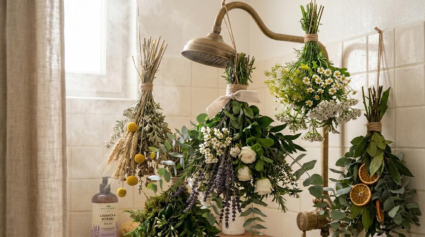 Banyo duvarına asıldığında nemi hemen emiyor