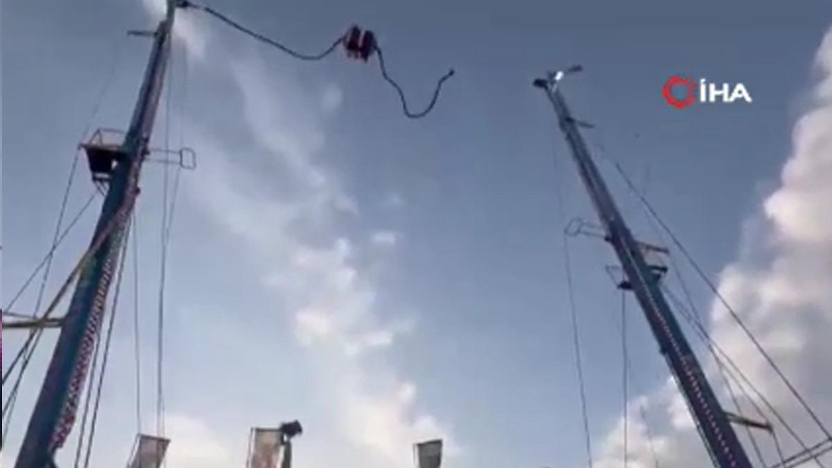 İspanya'da lunaparkta korku dolu anlar: Salıncağın halatı koptu: 4 yaralı