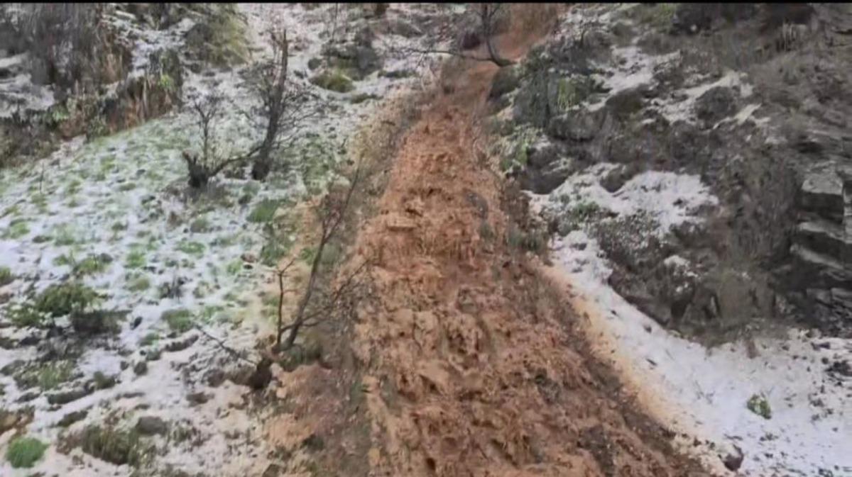 Aşırı yağışlar sonrası Munzur Vadisi&rsquo;nde sel meydana geldi 2