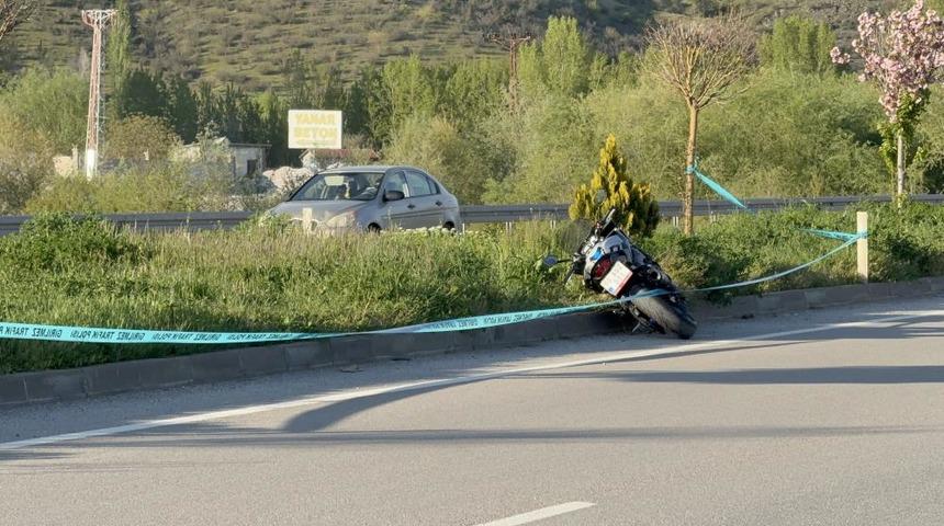 Tokat&rsquo;ta meydana gelen motosiklet kazasında s&uuml;r&uuml;c&uuml; hayatını kaybetti