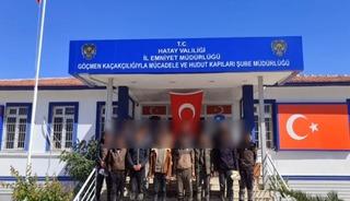 Hatay&rsquo;da 14 ka&ccedil;ak g&ouml;&ccedil;men yakalandı