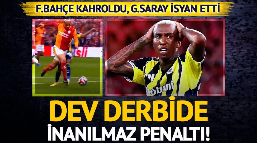 Derbide penaltı krizi! Talisca ka&ccedil;ırdı, Galatasaray isyan etti