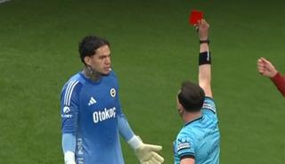 Fenerbah&ccedil;e'de Ederson ile hakem Yasin Kol kafa kafaya geldi!