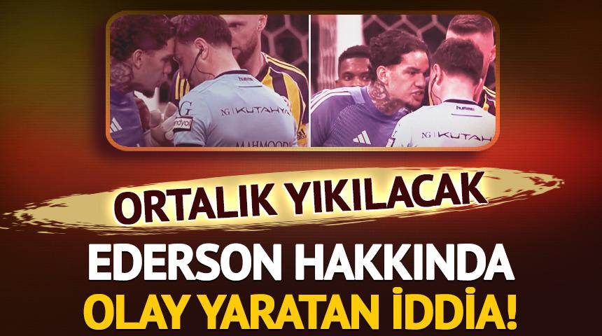 Ederson hakkında olay yaratan iddia! Bilerek mi kırmızı kart g&ouml;rd&uuml;?