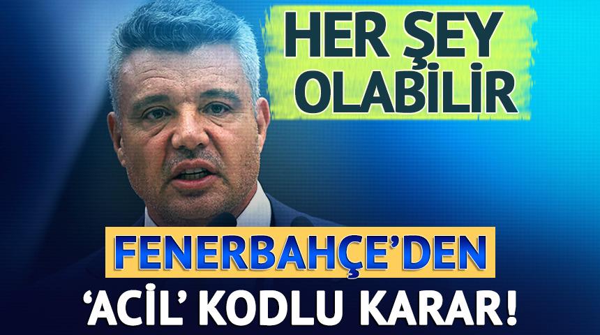 Fenerbah&ccedil;e'de gece yarısı &ccedil;arpıcı karar! Y&ouml;netim kurulu toplanıyor