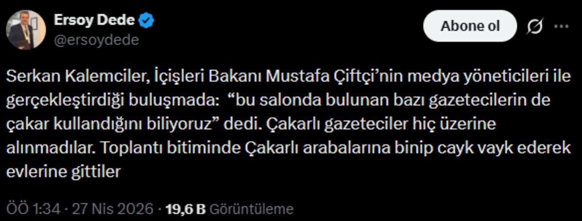 Medya buluşmasına damga vuran çakarlı araç çıkışı! Gazeteci arkadaşlarım da kullanıyor ama... 4
