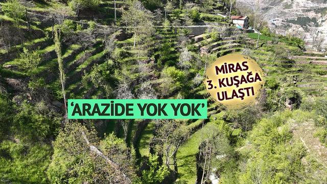 2 dönümlük arazi 8 dönümlük verimli tarım alanına dönüştü